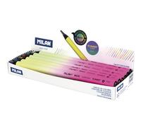 MILAN Caja expositora 12 lápices multicolor MAXI redondos, serie Sunset