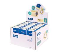 MILAN® Caja expositora 18 notas adhesivas en rollo, color amarillo pastel