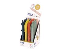 MILAN® Caja expositora 20 bolígrafos P1 Lava, tinta azul