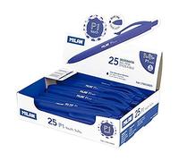 MILAN Bolígrafo retráctil P1 Touch Azul – 1 mm – Caja 25 unidades