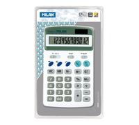 Milan calculadora blanco 12 digitos dual blister