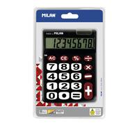 MILAN CALCULADORA MILAN BLISTER 8 DIGITOS TECLAS GRANDES NEGRO