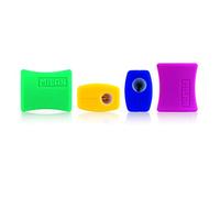 Milan Display Box 18 Pencil Sharpeners Double Acid Series Transparente Niños