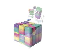 Milan · Expositor 24 Sacapuntas Compact Sunset · Colores Variados