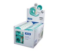 Caja expositora 36 dispensadores cinta adhesiva mate 19 mm x 33 m MILAN®