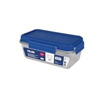 MILAN® Fiambrera de tritán hermética rectangular 1,2 L MILAN nata® 624, azul