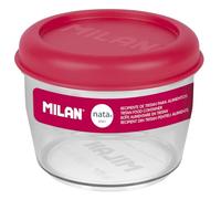 MILAN Fiambrera Nata® 624 de tritán hermética redonda 0,5 L Rosa