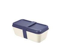 MILAN Fiambrera Rectangular 0,75 L, colección 430 since 1918, Tapa Azul marino
