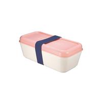 MILAN Fiambrera rectangular 0,75 L, colección 430 since 1918, tapa rosa