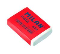 Milan Goma 624 Borrador Blanco 3,9x2,7x0,9 cm Caja 24 Unidades