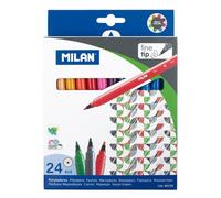 Milan gomas de borrar, blanco, pequeño, 24