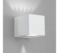 Milan Iluminación Aplique Dau con forma de cubo up-down, blanco