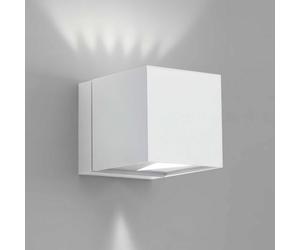 Milan Iluminación Aplique Dau con forma de cubo up-down, blanco