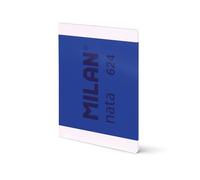 MILAN® Libreta A4 encolada, papel pautado a líneas, 48 hojas MILAN nata®, azul