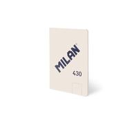 Milan® libreta a5 encolada, 48 hojas blancas de 95 gr/m², colección