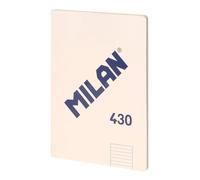 MILAN Libreta encolada A4 serie 1918, pautada, 48 hojas, 95 g/m², beige