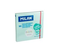 Milan - MILAN BLOC NOTAS SUPER ADHESIVAS 90H 76X76MM EDICIÓN PASTEL AZUL 41711P690