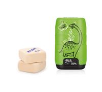 MILAN Million Years Ago - Pack Afilaborras Compact con 2 Gomas de Recambio Incluidas Verde
