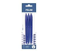 Milan P1 Touch - Blíster con 3 bolígrafos, color azul