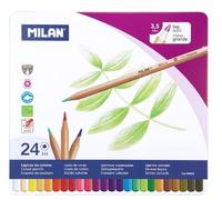 Milan pack de 24 lapices hexagonales de colores - mina gruesa 3.5mm -