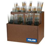 MILAN Pincel Serie 311 con Pelo Sintético y Expositor
