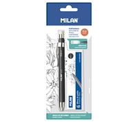 MILAN® Portaminas profesional, Grafito, 5.2 mm con minas de recambio, Negro
