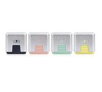 MILAN School 430 Silver Caja 30 gomas de miga de pan con funda protectora Silver NUEVO