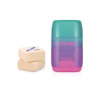 MILAN Sunset - Pack Afilaborras Compact con 2 Gomas de Recambio Incluidas. Lila