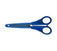 MILAN - Tijeras Escolares de 14.7 cm con Punta Redonda y Funda. Azul