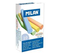 MILAN Tizas 10x Colores Anti Polvo 8,5cm (1047)