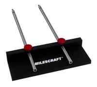 Milescraft 1349 - Valla de taladro - Accesorio de guía de borde de prensa portátil para Milescraft 1348 DrillMatePRO. Rango de 1-7/16 a 12-5/8 pulgadas con construcción metálica para taladrar agujeros