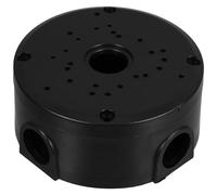 Milisten Caja de Conexiones para Cámaras de Seguridad Cubierta de Plástico Negro, Diseño Simple y Elegante, Fácil Instalación para Uso Doméstico y Comercial