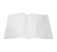 Milisten Funda Protectora de Libros Funda para Libros A5 Pvc Transparente, para Cuadernos de Bocetos y Agendas, Estudiantes y Oficina