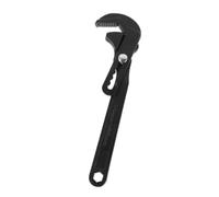 Milisten Llave de Fontanero Ajustable Grande para Grifos y Lavabos | Acero Cromo-vanadio, Agarre Fácil y Diseño Resistente, Color Negro, Estilo Moderno, para Baños y Automoción