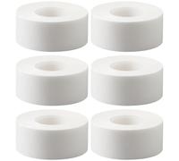 Milisten Protector de Collar Autoadhesivo para Camisa Blanco, Absorbe Sudor, Material de Tela No Tejida, 6 Rollos Fáciles de Usar para Uso Diario