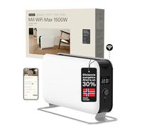 Mill WiFi Max Calefactor Portátil 1500W, Calefactor Eléctrico Inteligente con App, Calefactor para Baño 18-22 m², Radiador Eléctrico WiFi de Bajo Consumo para el Hogar, Silencioso