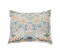 Mille Notti Funda de almohada Morris & Co. Strawberry Thief Verde. 50x60 cm