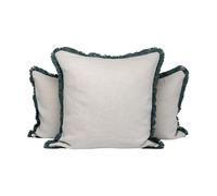Mille Notti Funda de cojín Pienza Beige-verde. 50x50 cm