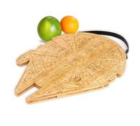 Millennium Falcon - Tabla de cortar personalizada, tabla de embutidos grabada personalizada, la mejor boda, inauguración de la casa, aniversario, cumpleaños