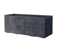 Millennium Macetero para plantas (Dimensiones externas (L x An x Al): 99 x 37 x 39 cm, Plástico, Antracita)