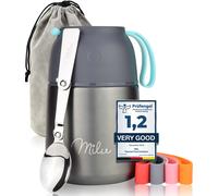 Milu Termo para Comida 300ml, 440ml, 450ml, 650ml, 800ml Taza Aislada, Botella d