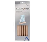 Milward Soporte para Regla/Plantilla, Madera de Haya, 25 x 10 cm