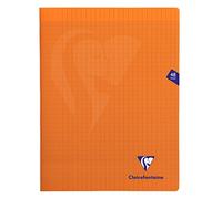 mimesys 24 x 32 cm (a cuadros Polypro libreta grapada con 24 hojas - naranja