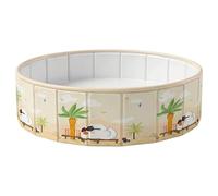 Mimoqk Piscina Plegable | Bañera De Jardín para Perros,Piscina de chapoteo para Cachorros - Niños y Niñas Mascotas Camping Playa Jardín Parque Césped Patio Patio Interior Guardería