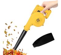 Mimoqk Soplador de Hojas portátil | Soplante eléctrico de Polvo con Potente Flujo | Turbo Soplador | para Jardín Césped y Patio Detallado de Coches Hogar y Exterior Limpieza de Canalones y Obra de