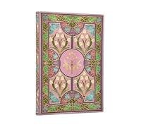 Paperblanks Cuaderno Mimosa Midi — Lisa, tapa flexible, cierre elástico