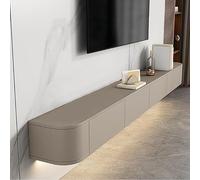MIMRTIMI Mueble de TV de Madera Mesa de TV Montado en la Pared Blanco Mueble para TV para Salón, Dormitorio