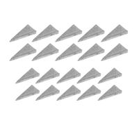 MINAOLULUS 40 Unidades Cuña Triangular de Hierro para Mango de Madera, | Repuesto para Carpintería y Mantenimiento del Hogar, Soporte Resistente, Uso en Mangos
