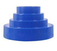 MINAOLULUS Caja Organizadora de Plástico Azul Ahorro de Espacio y Orden en Taller Estuche Giratorio 116 Orificios Base Firme y Plana para Brocas de 2,35mm para Taladro