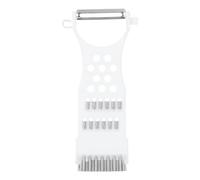 MINAOLULUS Cortador de Verduras Multifuncional Cuchillas de Acero Inoxidable y Cuerpo Abs para Rallar, Cortar y Pelar Patatas y Verduras Cocina Color Aleatorio